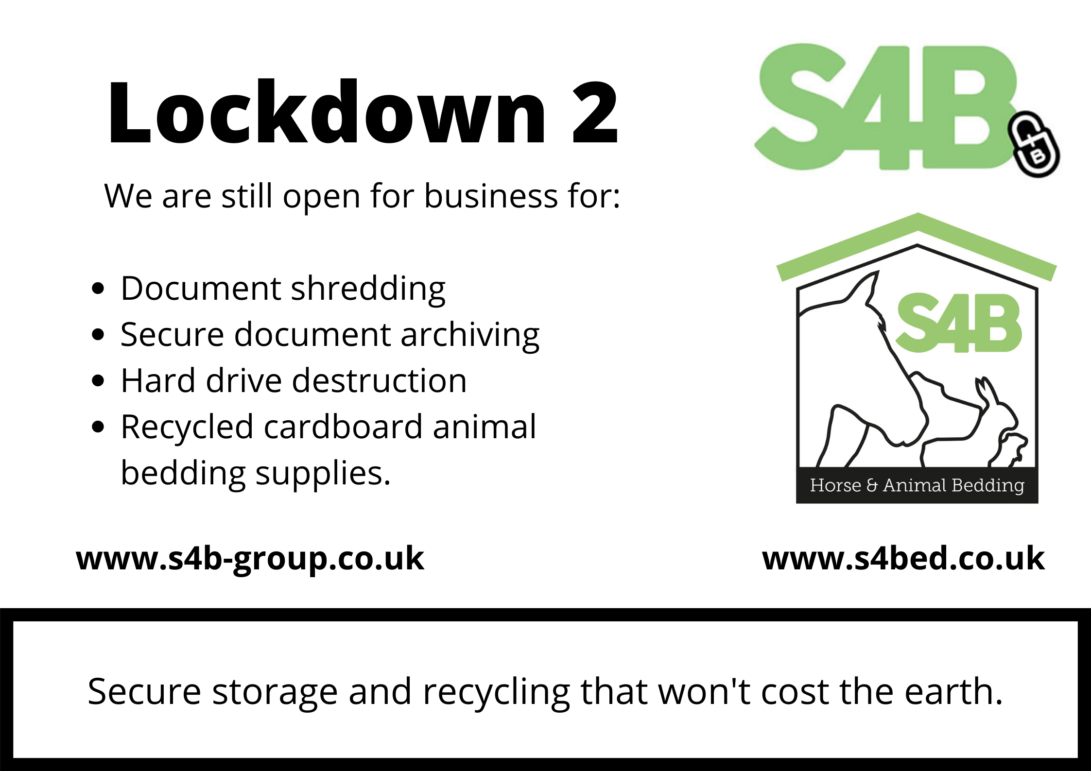 S4B Still Operational In Second Lockdown