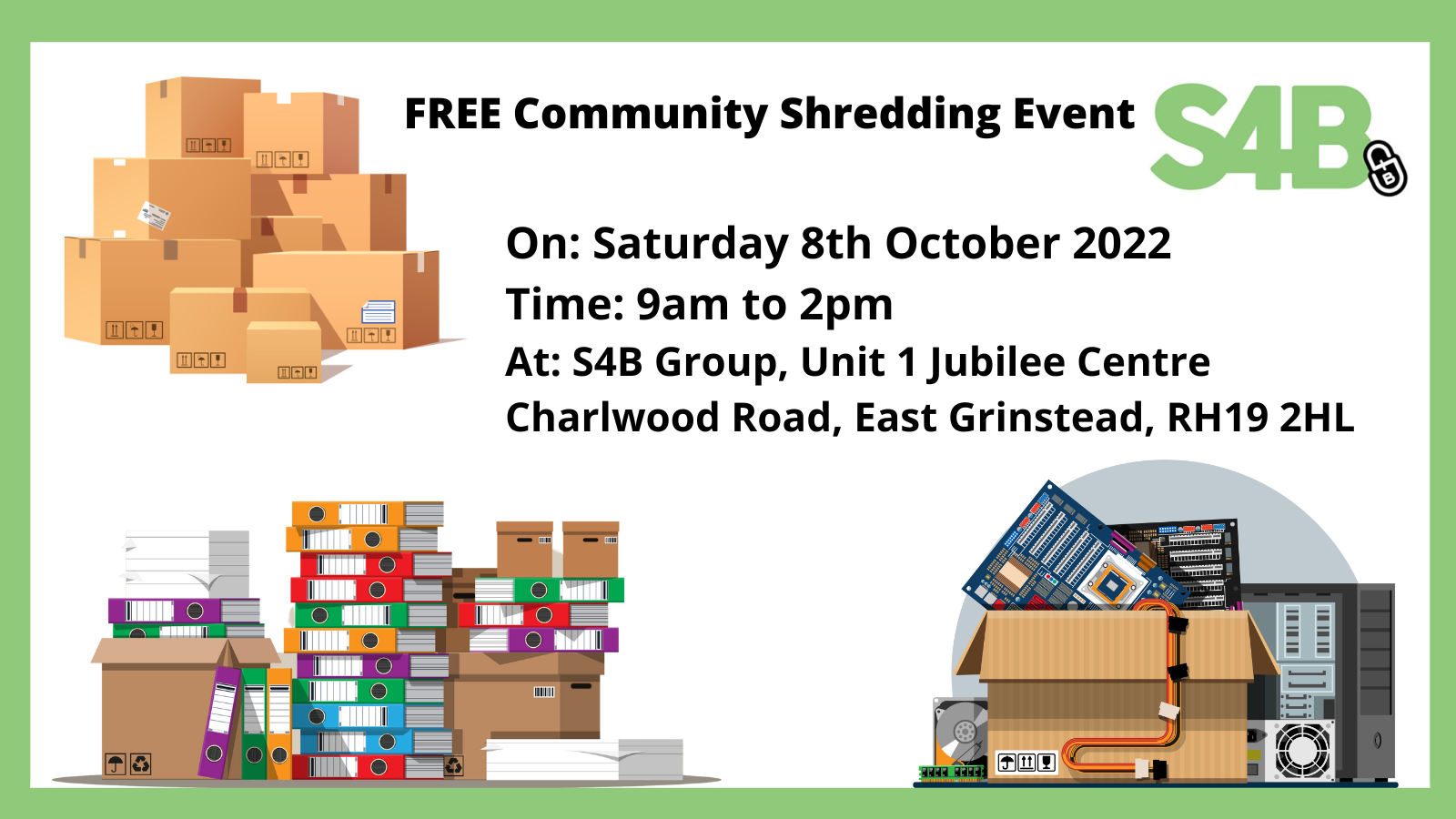 Join Our Community Shredding Day