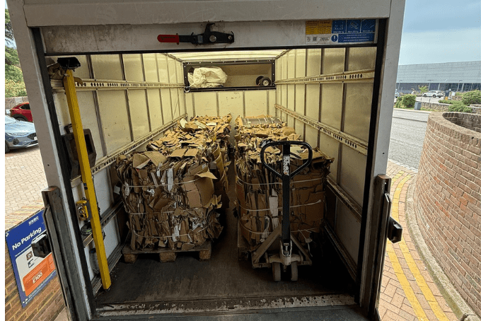 Cardboard Waste Collection & Recycling Services for Businesses | S4B Group